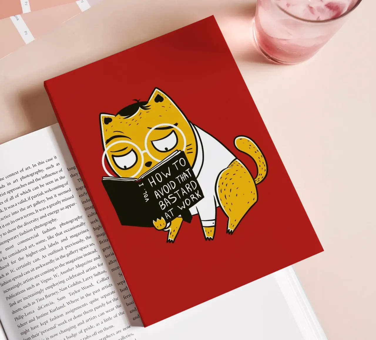 Avoid That Bastard at Work notebook by Tobe Fonseca