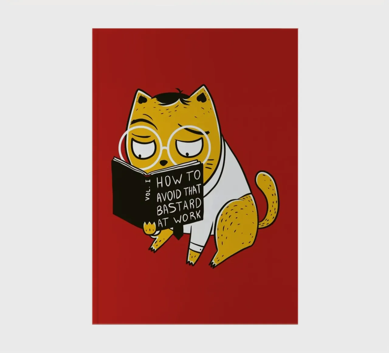 Avoid That Bastard at Work notebook by Tobe Fonseca