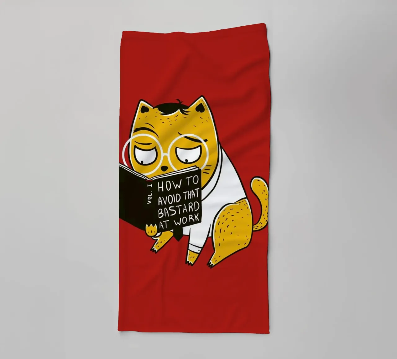 Avoid That Bastard at Work serviette de bain de Tobe Fonseca