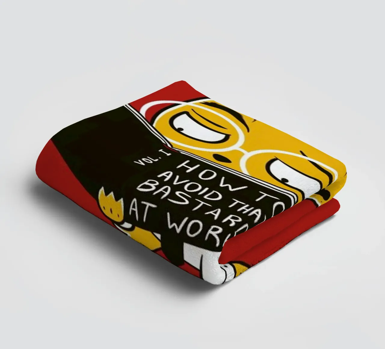 Avoid That Bastard at Work serviette de bain de Tobe Fonseca