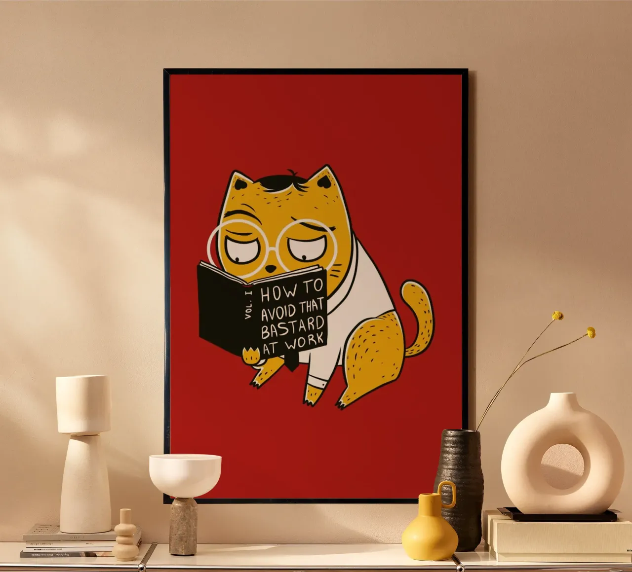 Avoid That Bastard at Work poster da Tobe Fonseca