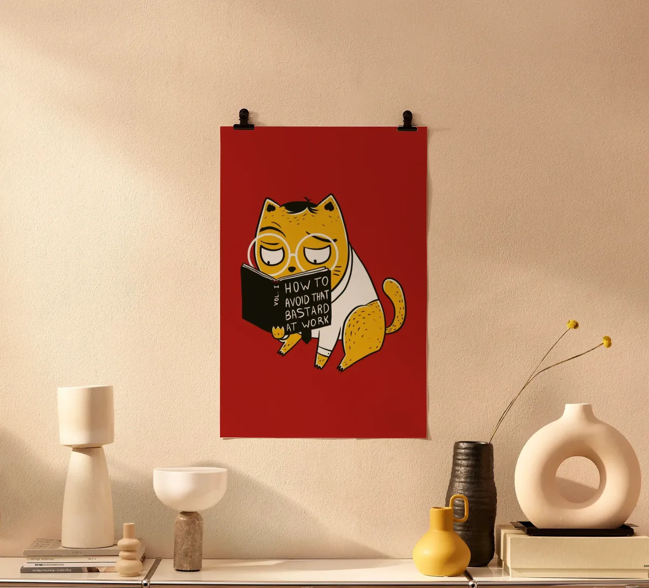 Avoid That Bastard at Work poster da Tobe Fonseca