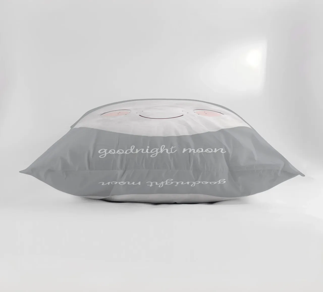 Goodnight Moon – Cute & Dreamy Lunar Illustration decorative cushion by JaySan Studio