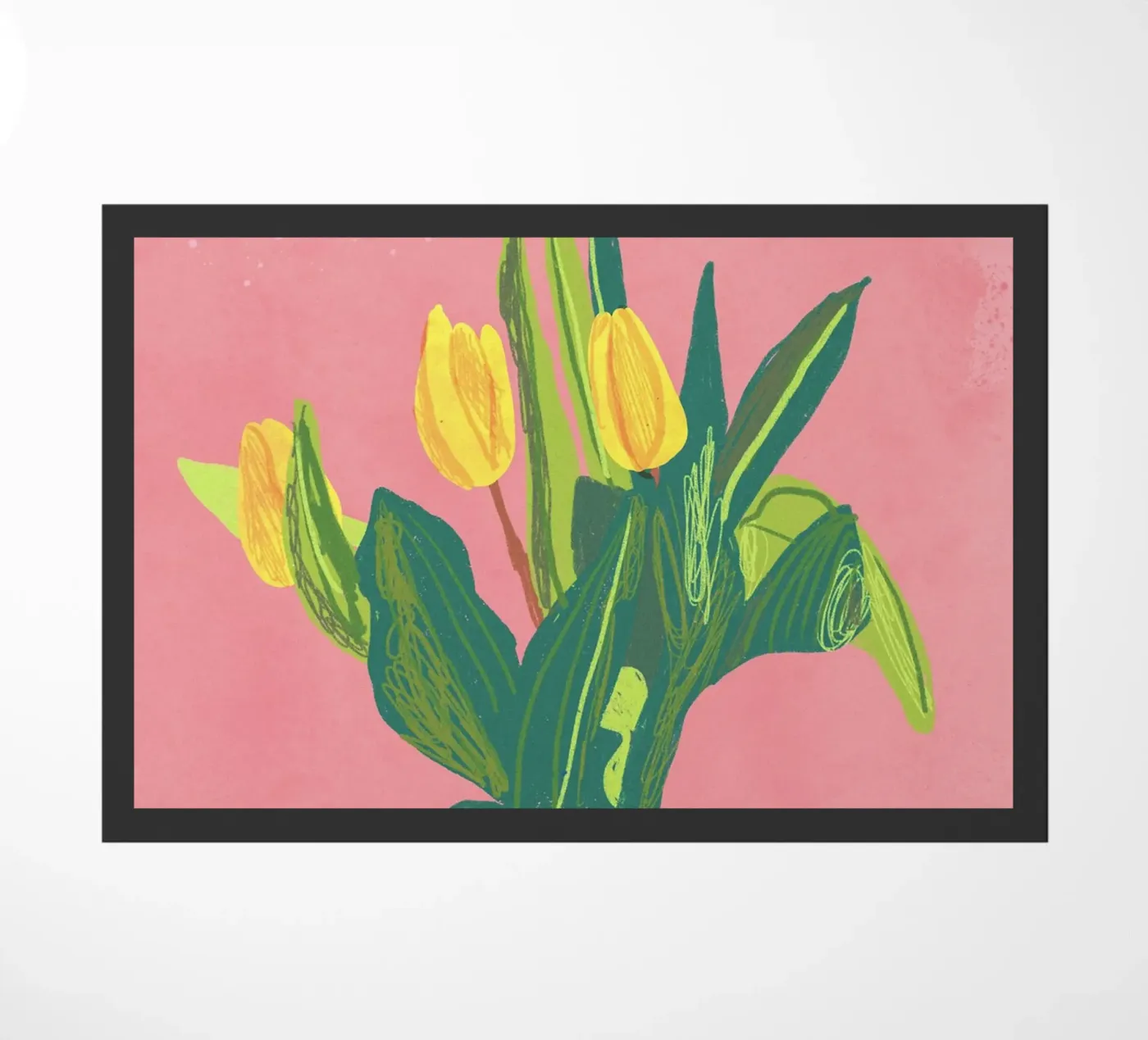 Tulips doormat by GigiRosado