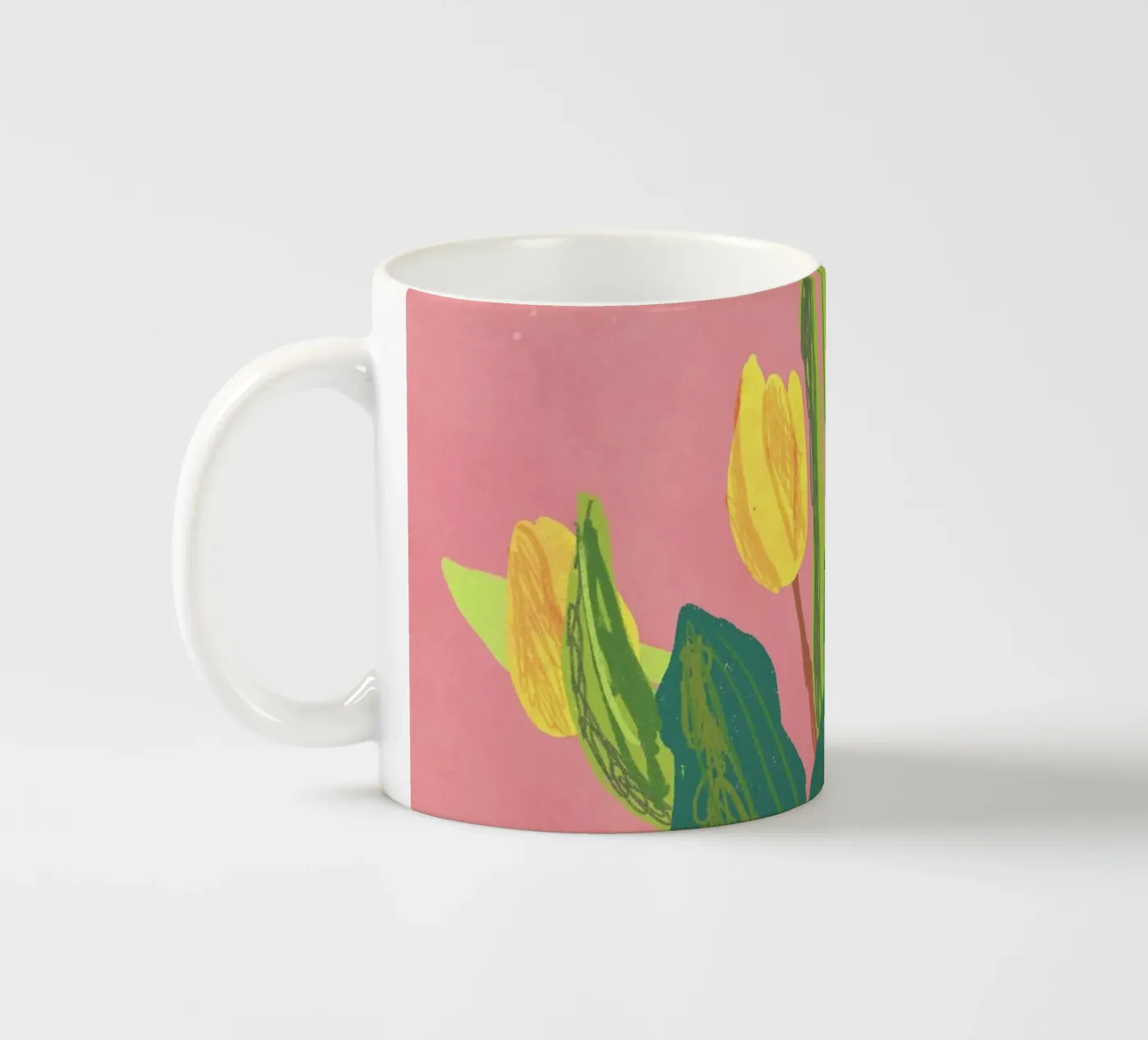Tulips ceramic mug by GigiRosado