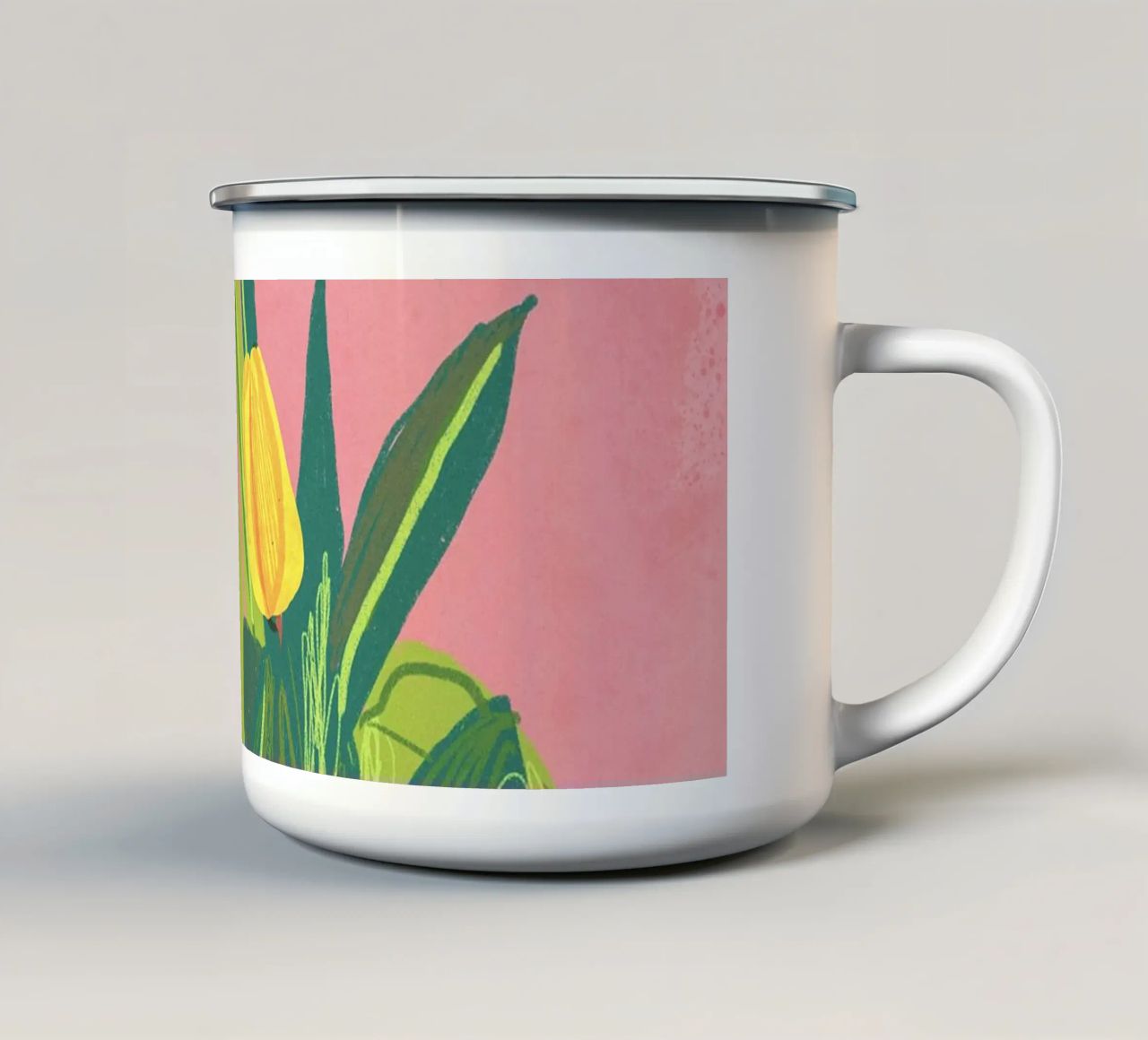 Tulips tazza in smalto da GigiRosado