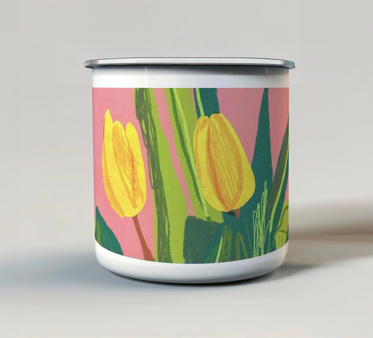 Tulips tazza in smalto da GigiRosado