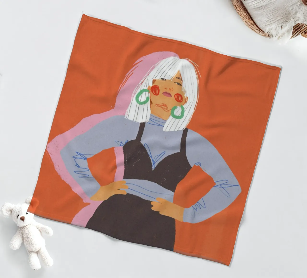 Strength fleece blanket by GigiRosado