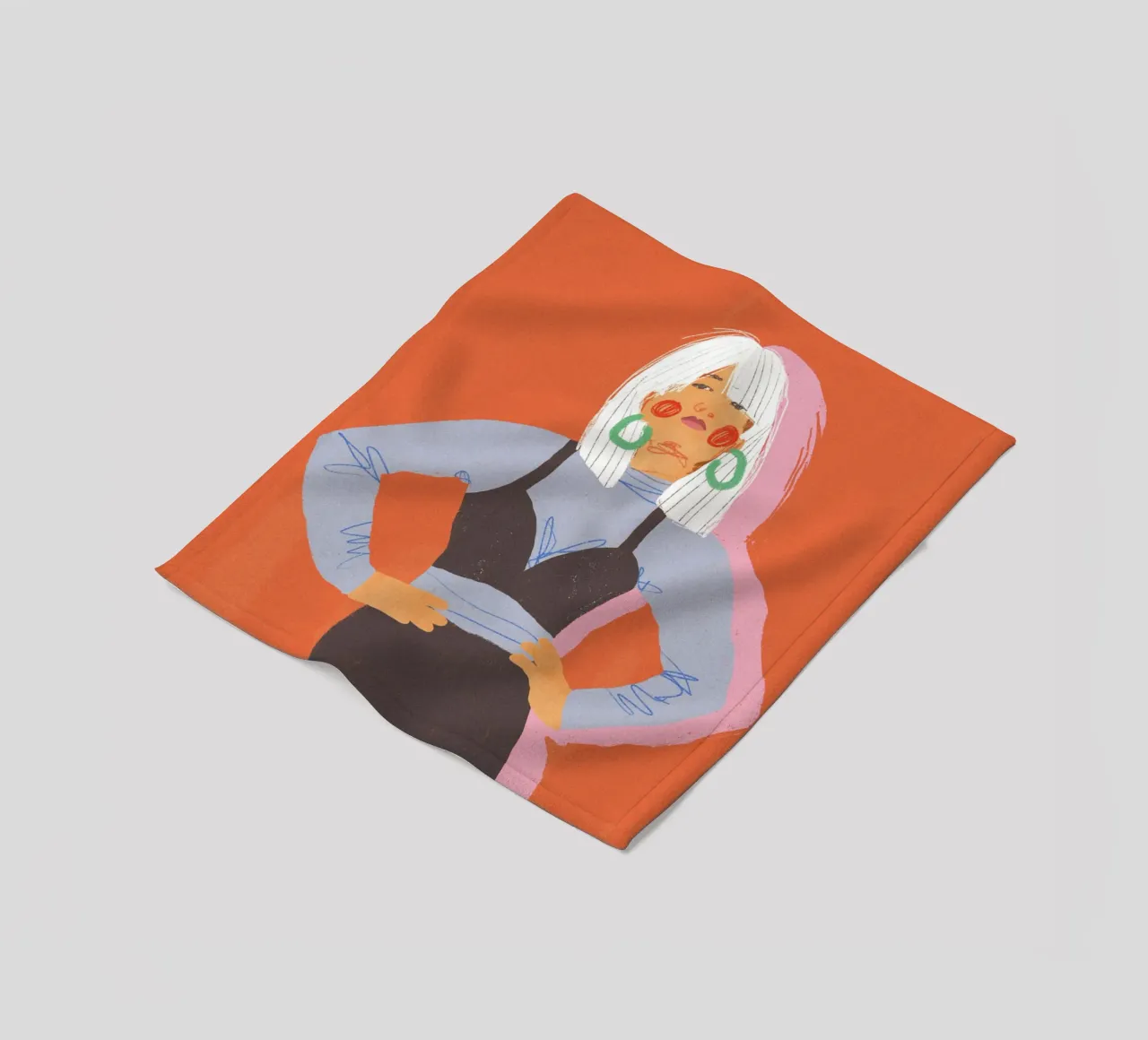 Strength fleece blanket by GigiRosado