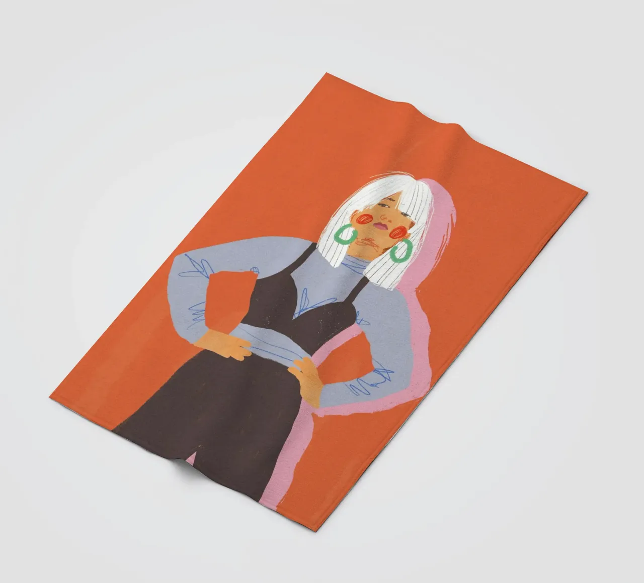 Strength fleece blanket by GigiRosado