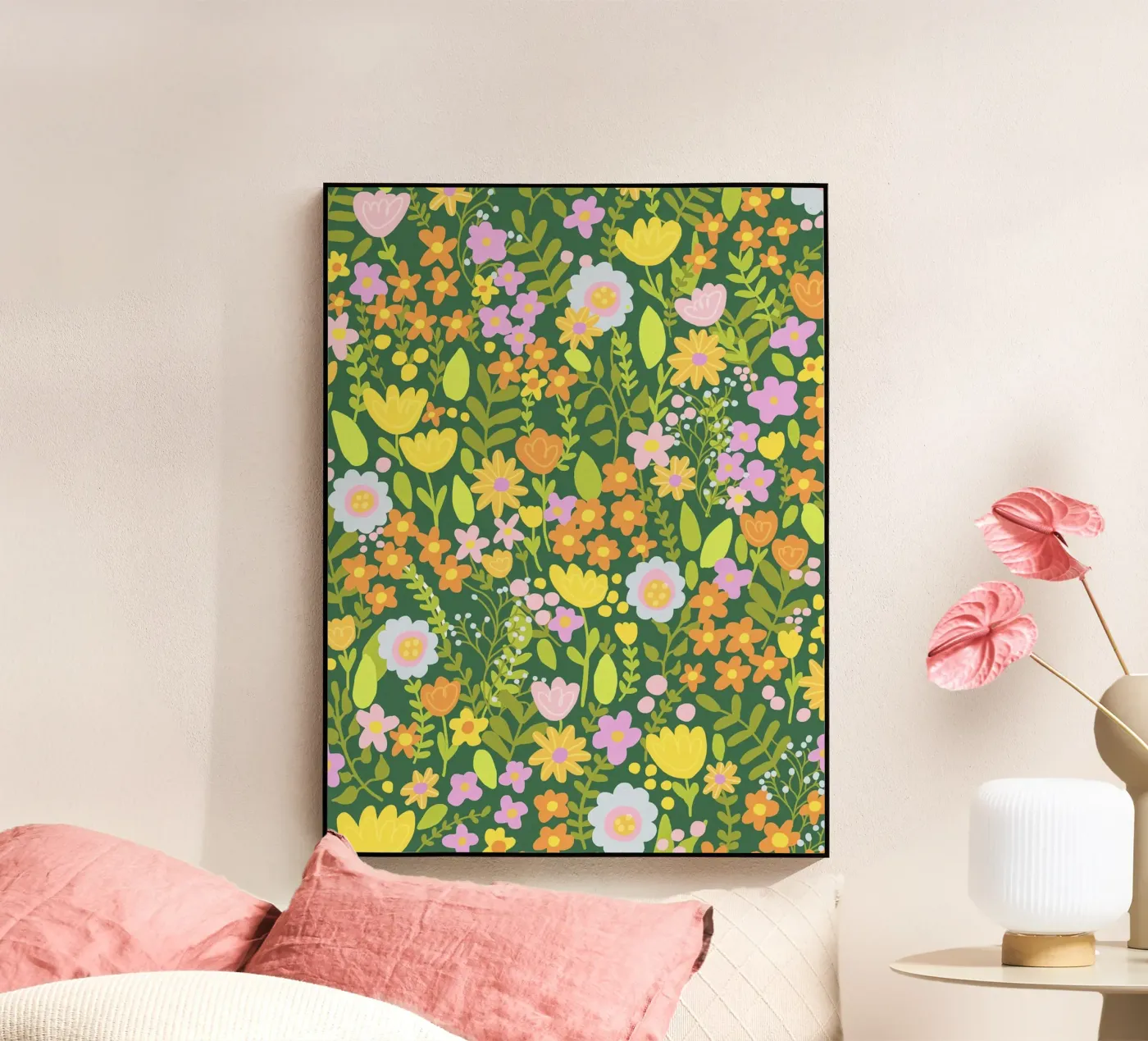 Green floral plexiglass da GigiRosado