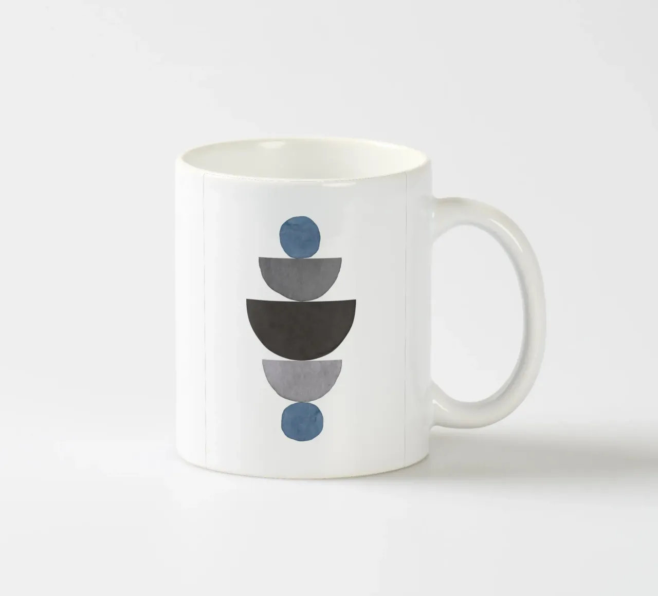 Blu Celeste 01 tazza in ceramica da WijdevenPrints