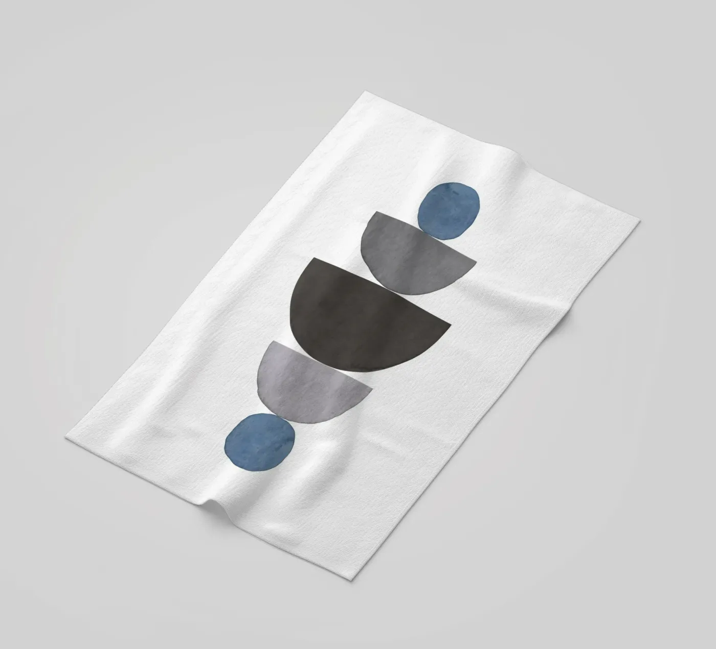 Blu Celeste 01 telo mare da WijdevenPrints