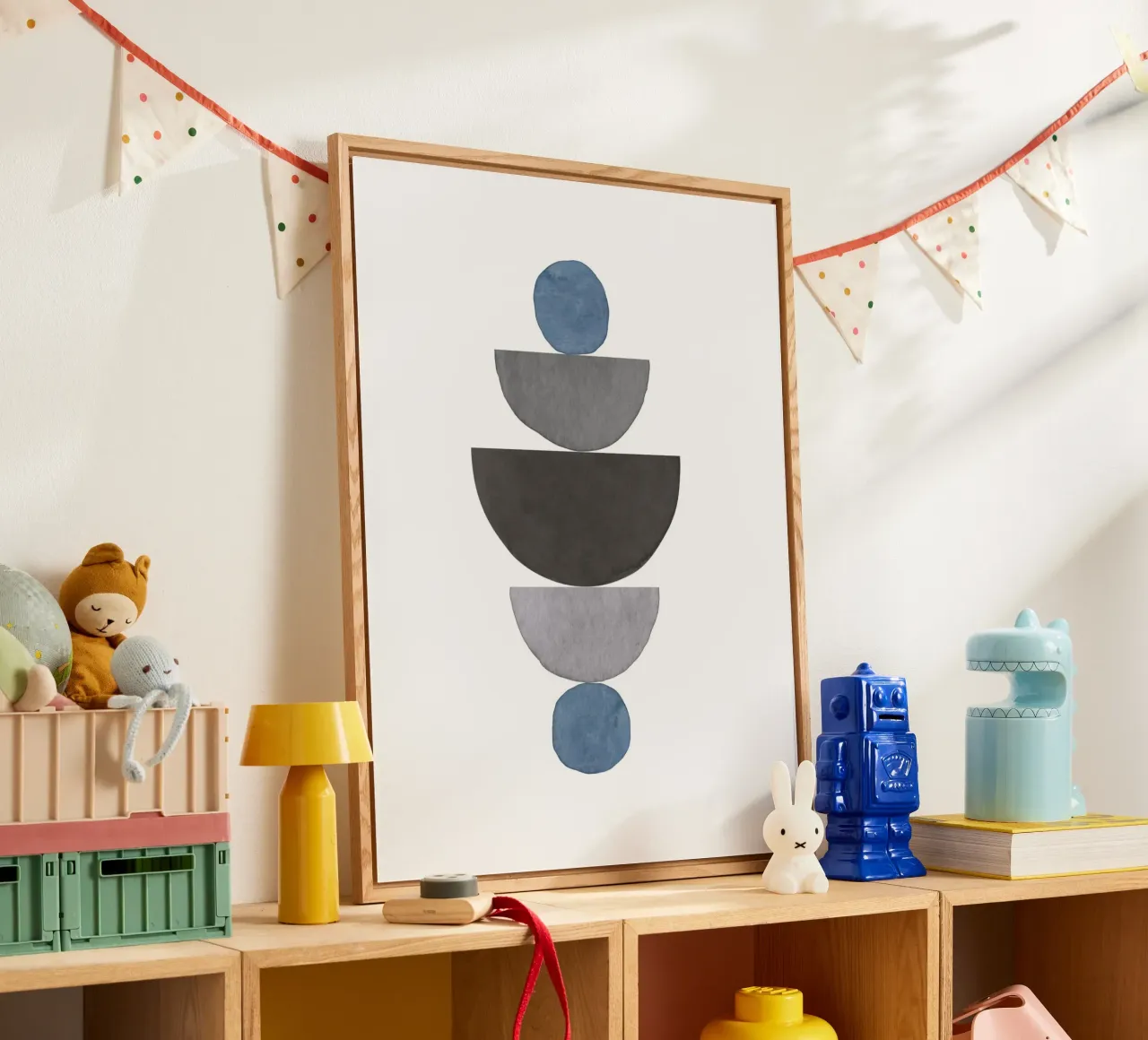 Blu Celeste 01 plexiglass da WijdevenPrints