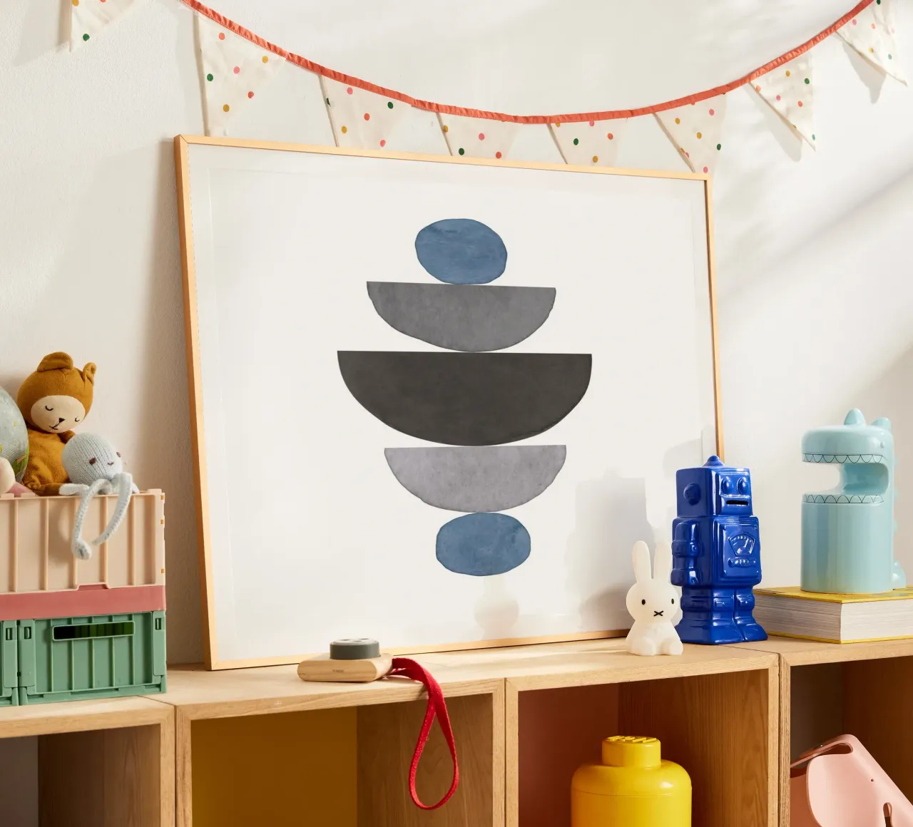 Blu Celeste 01 poster da WijdevenPrints