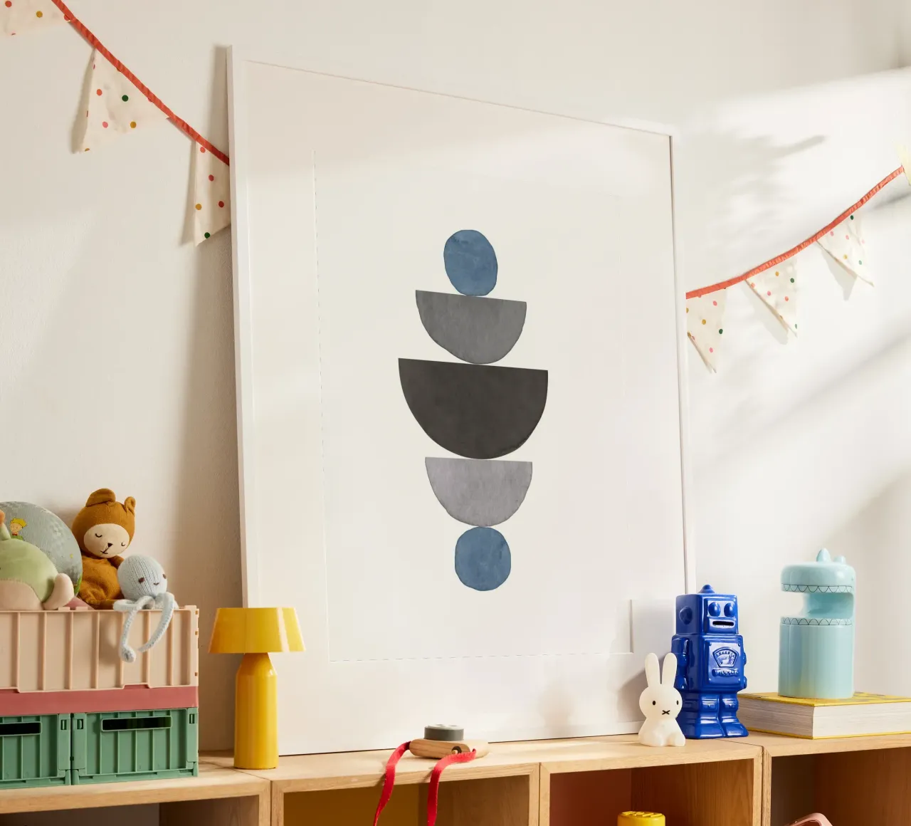 Blu Celeste 01 poster da WijdevenPrints