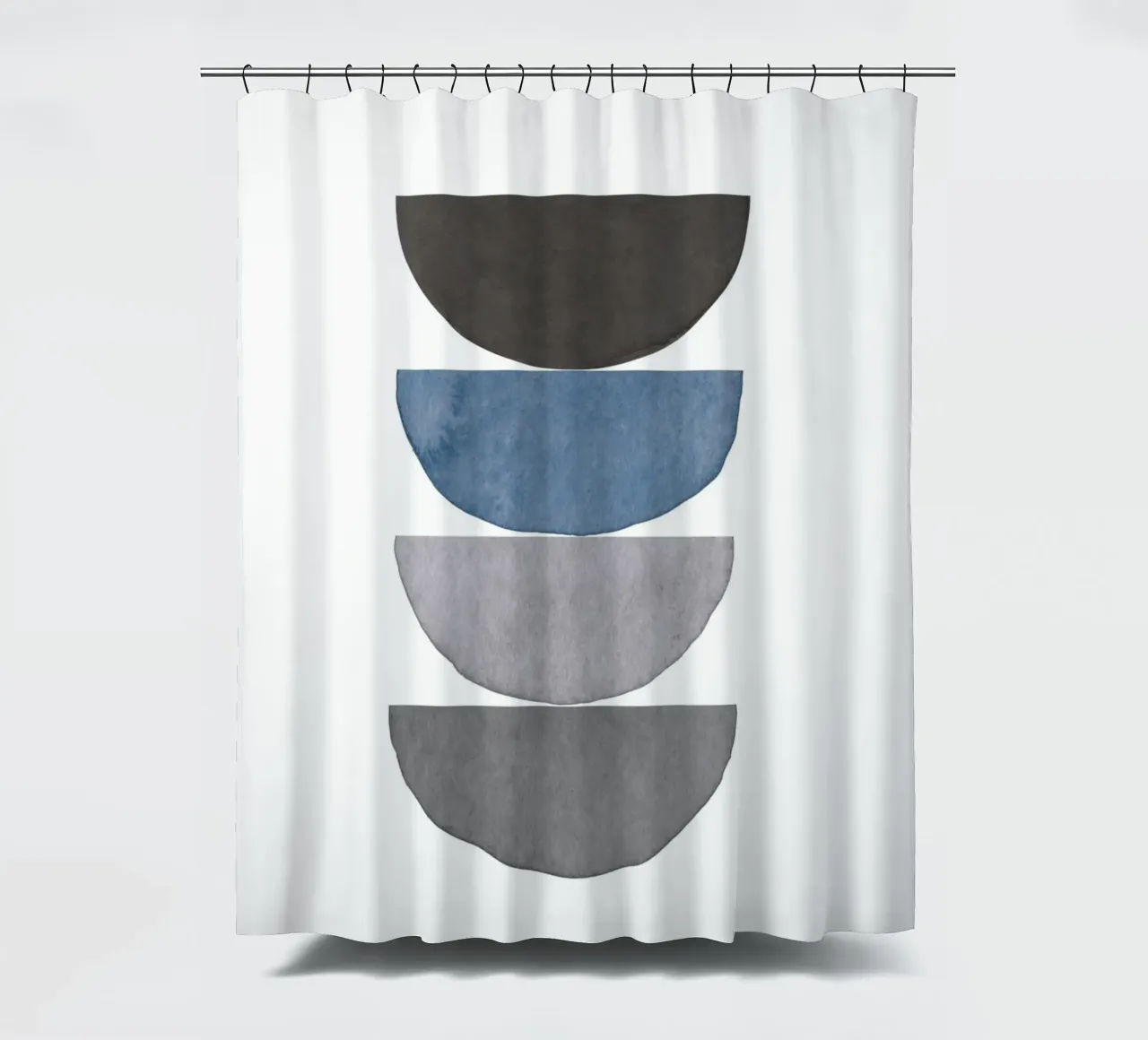 Celestial Blue 02 shower curtain by WijdevenPrints