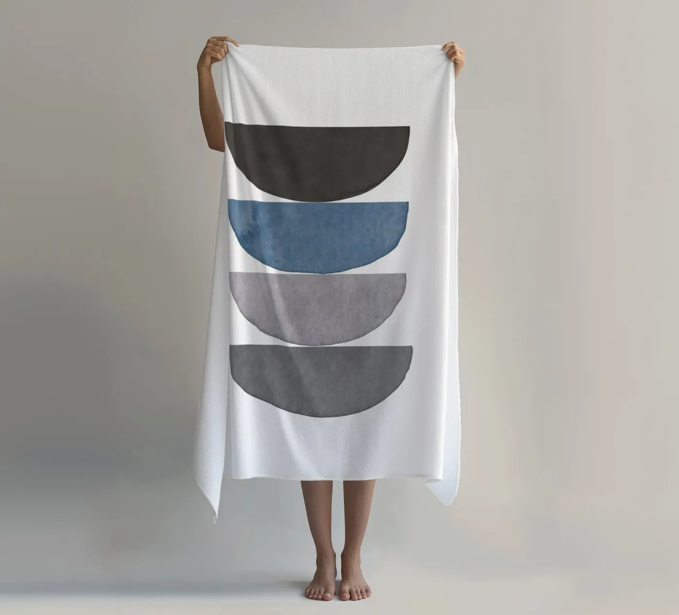 Blu Celeste 02 telo mare da WijdevenPrints