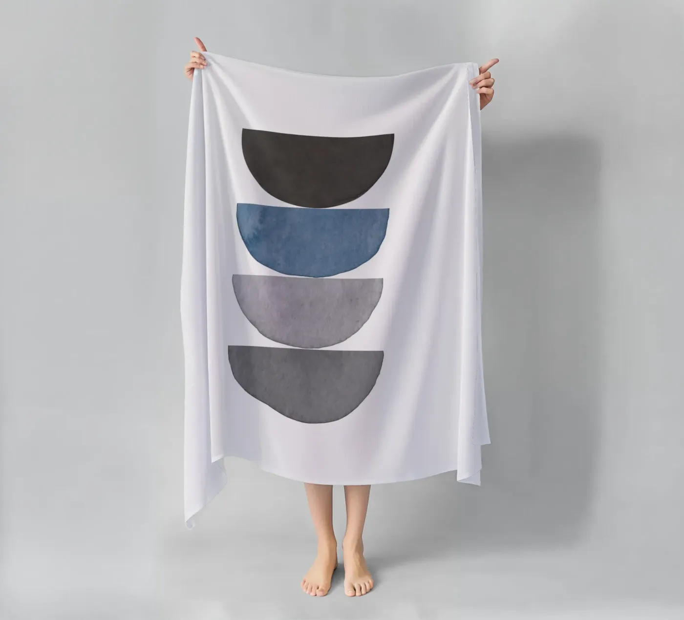 Blu Celeste 02 telo mare da WijdevenPrints