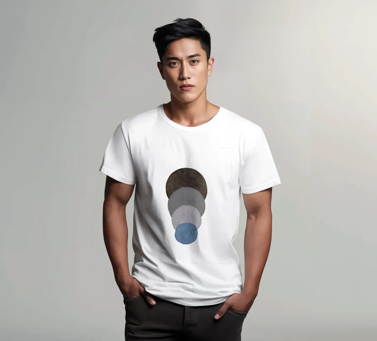 Blu Celeste 03 t-shirt da WijdevenPrints