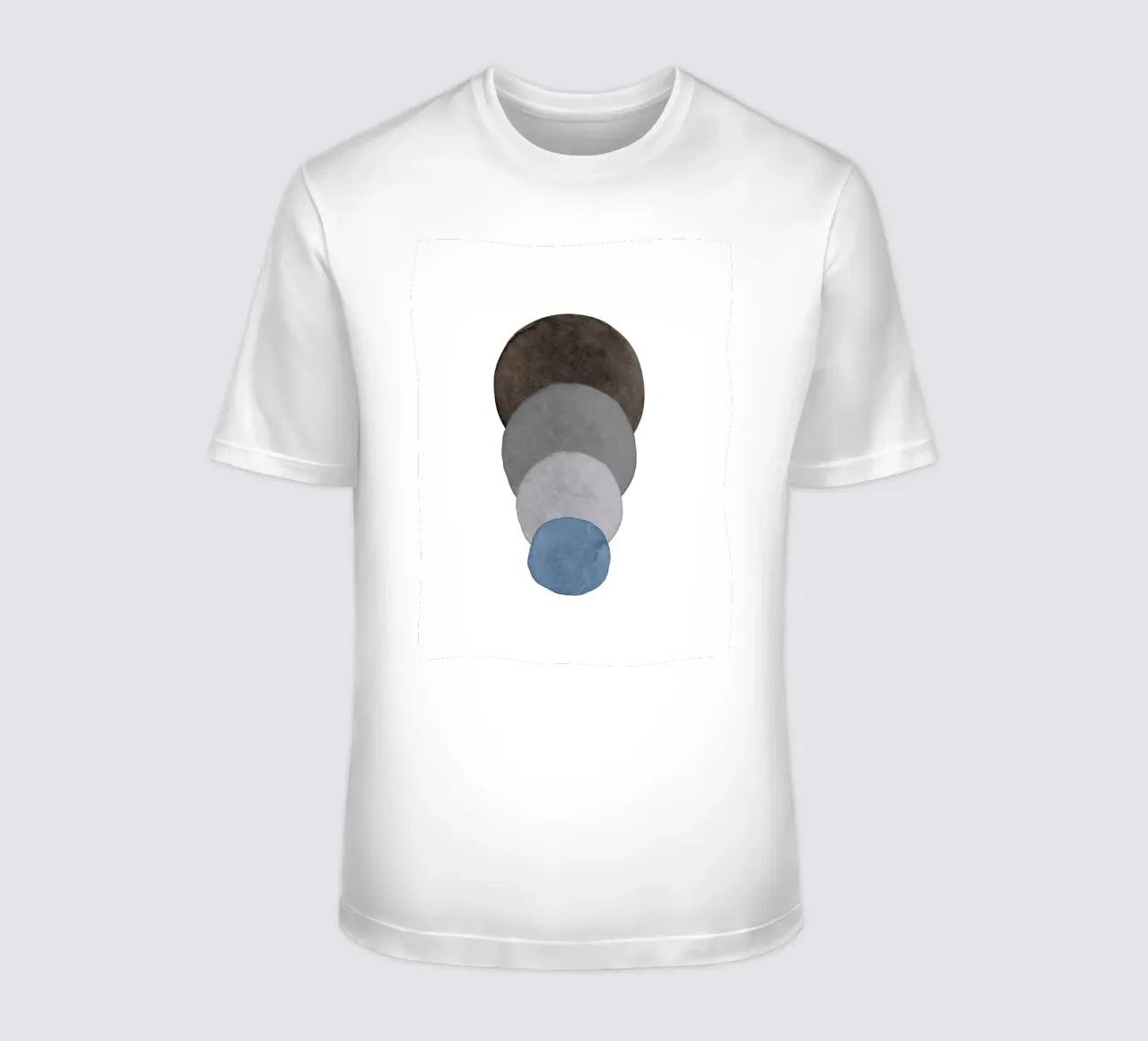 Blu Celeste 03 t-shirt da WijdevenPrints