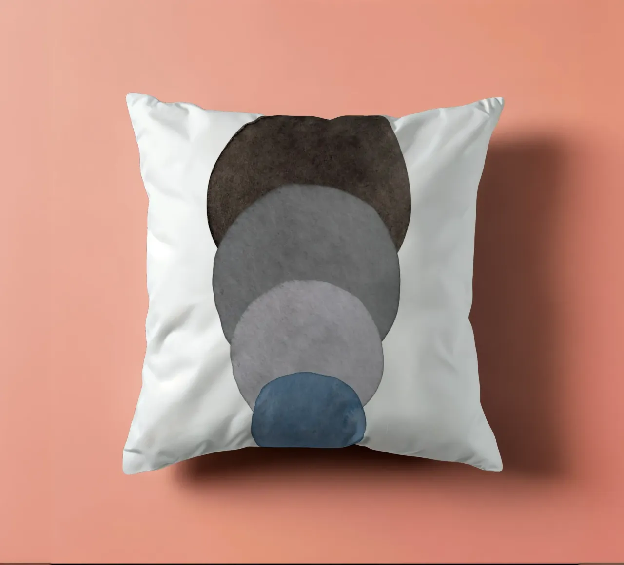 Blu Celeste 03 cuscino da WijdevenPrints