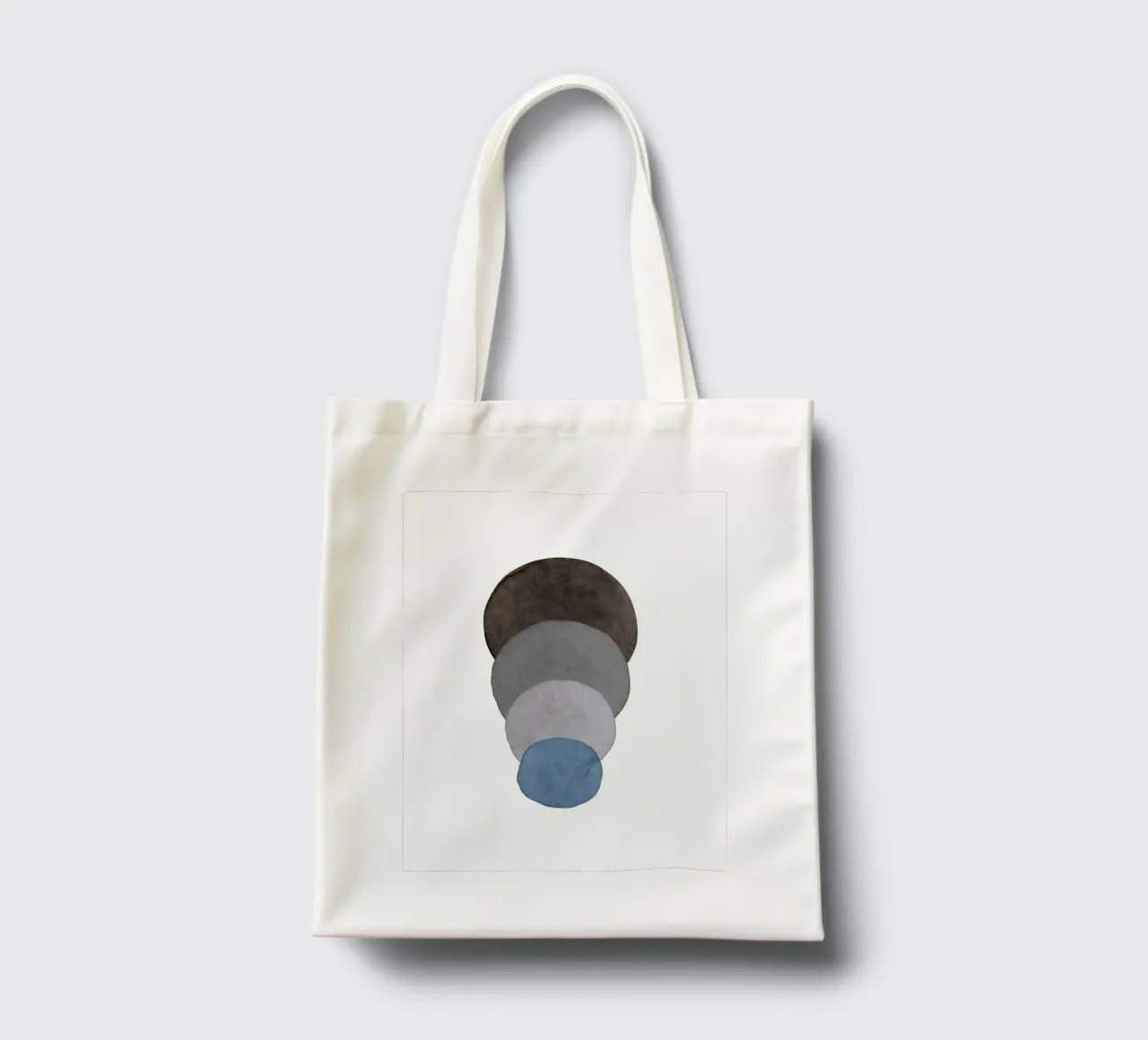 Blu Celeste 03 borsa in juta da WijdevenPrints