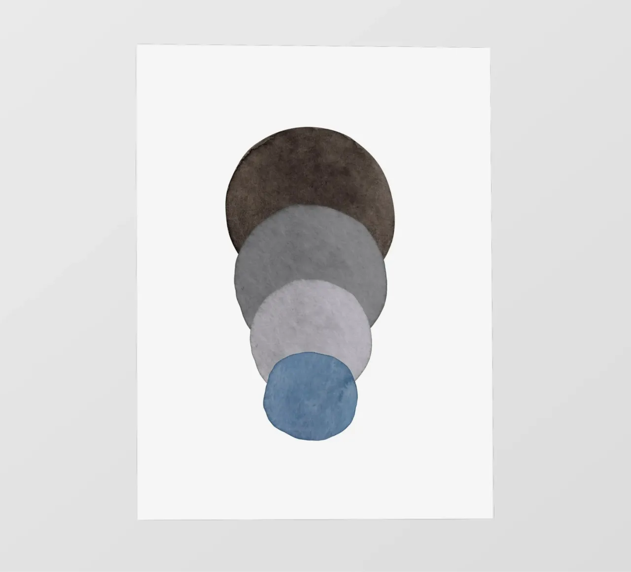 Blu Celeste 03 telo in pvc da WijdevenPrints