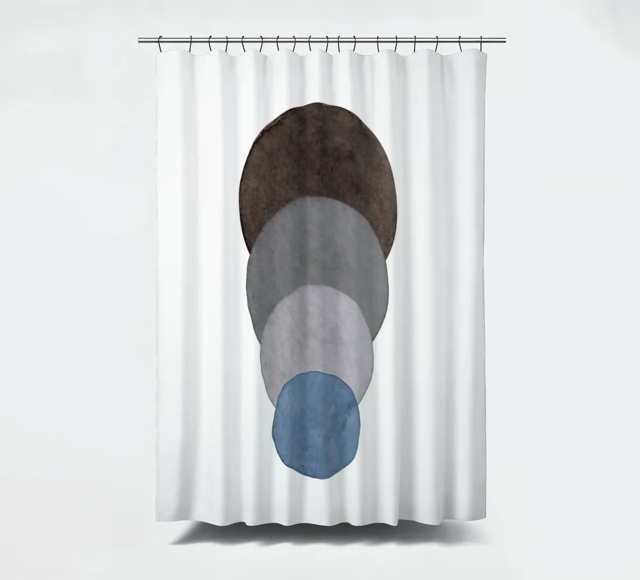 Blu Celeste 03 tenda da doccia da WijdevenPrints