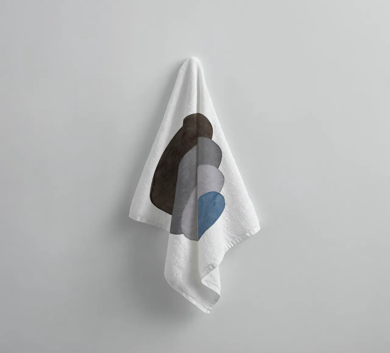 Blu Celeste 03 asciugamano da bagno da WijdevenPrints