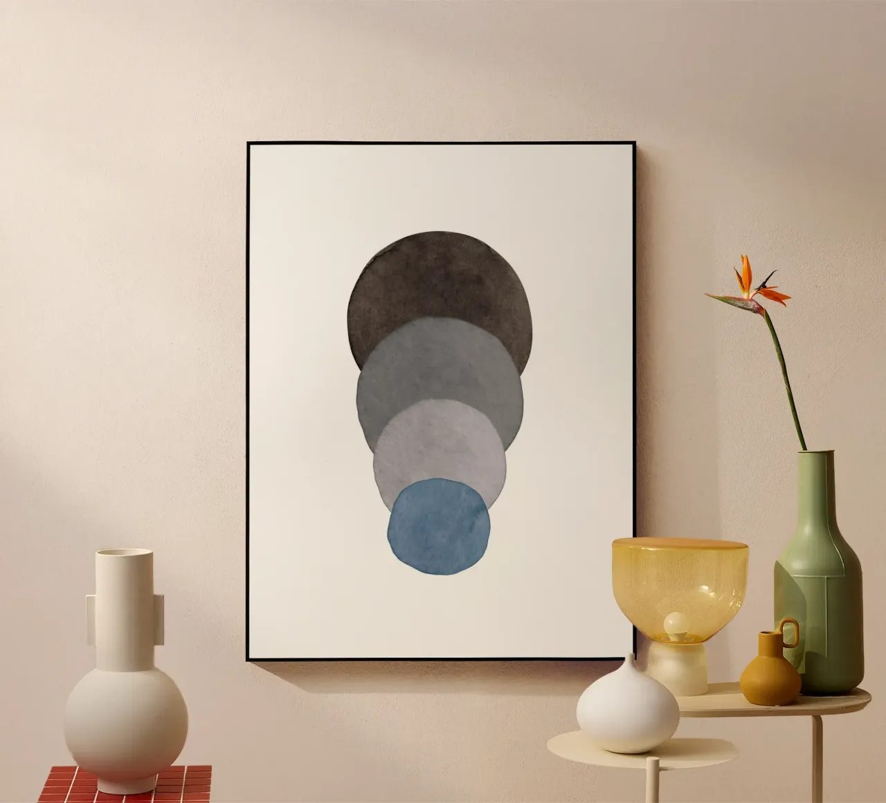 Blu Celeste 03 plexiglass da WijdevenPrints