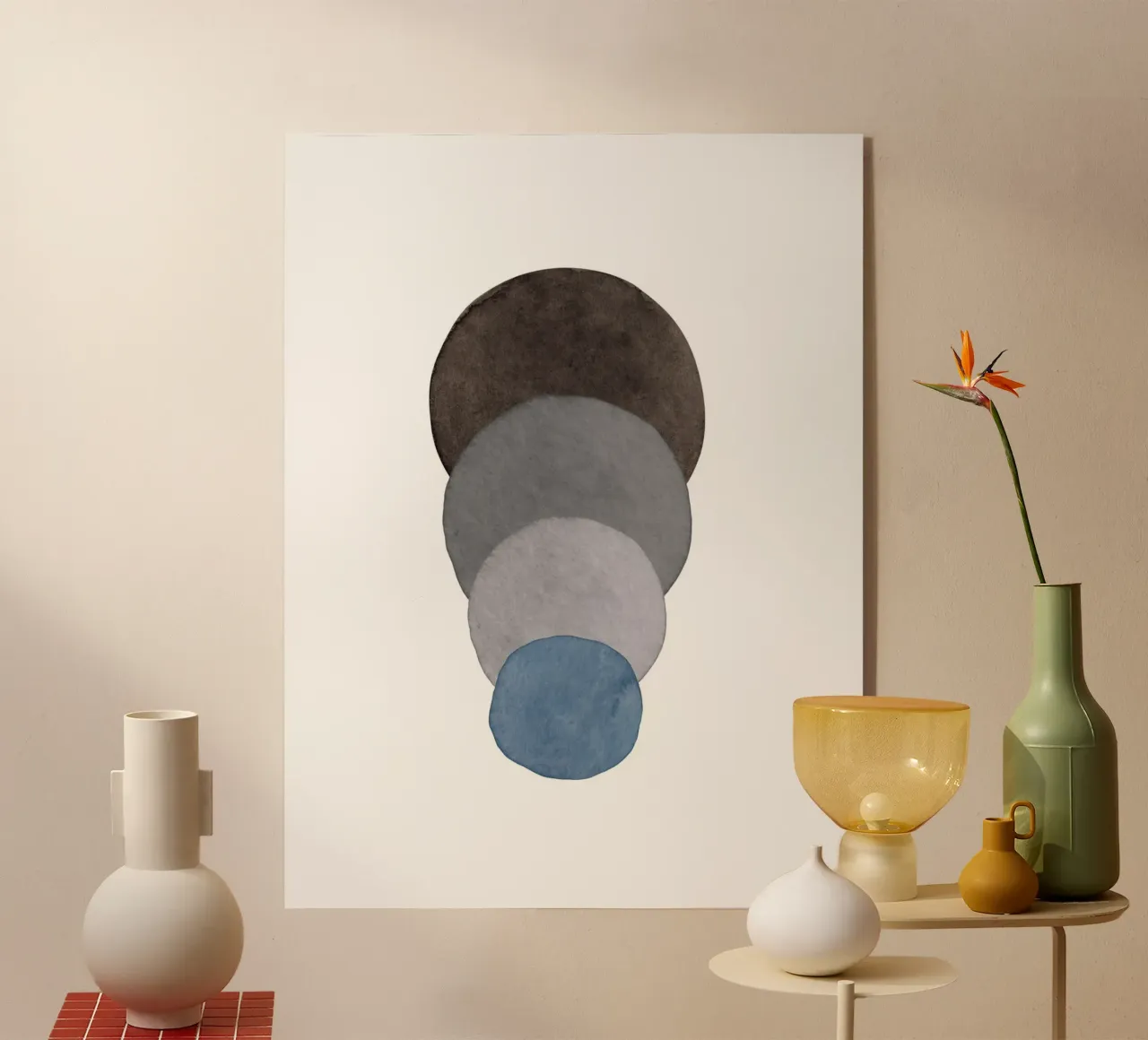 Blu Celeste 03 plexiglass da WijdevenPrints
