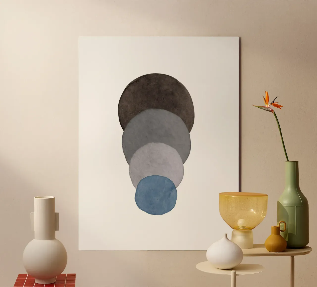 Blu Celeste 03 alluminio dibond da WijdevenPrints