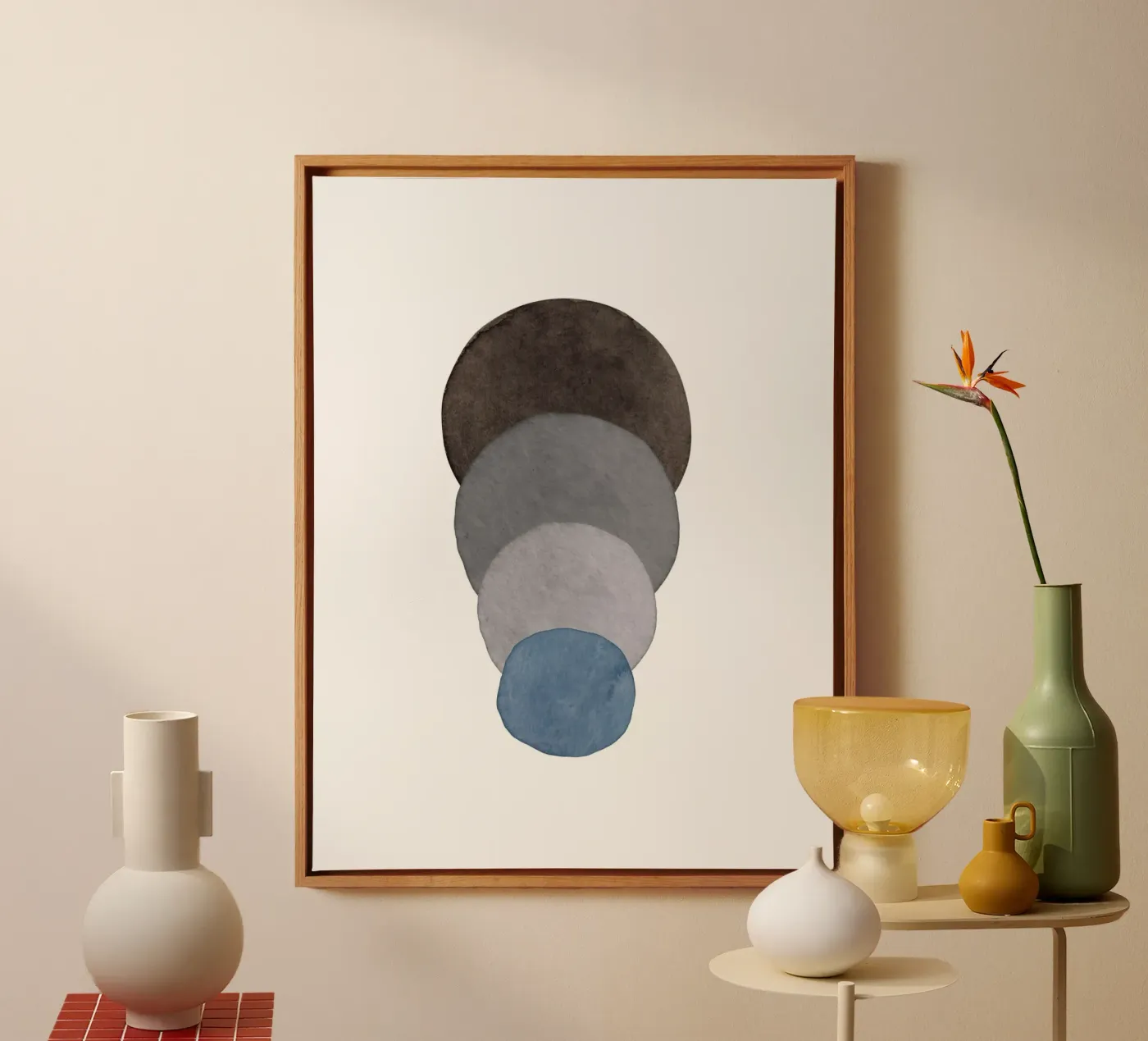 Celestial Blue 03 canvas by WijdevenPrints