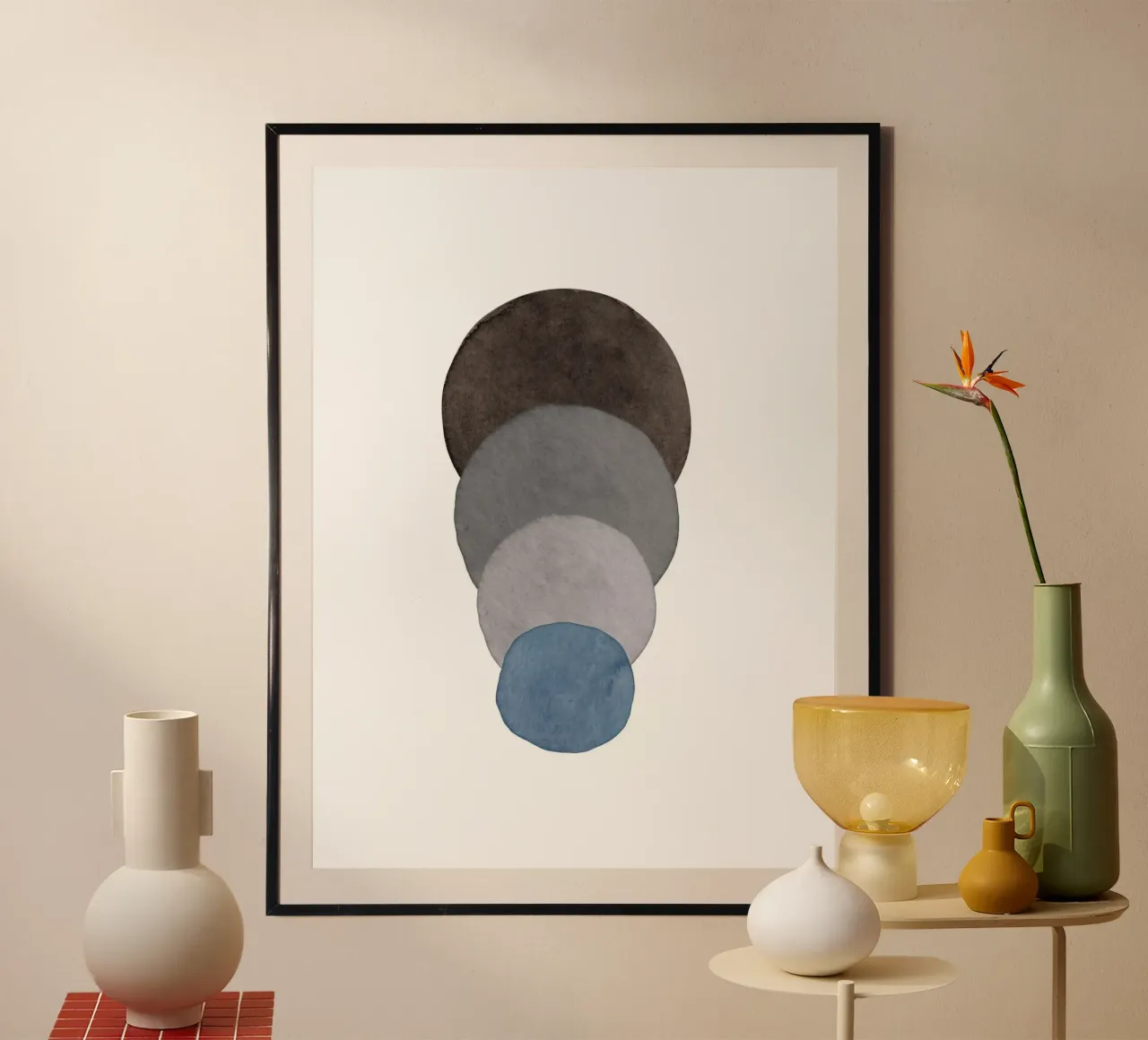 Blu Celeste 03 poster da WijdevenPrints