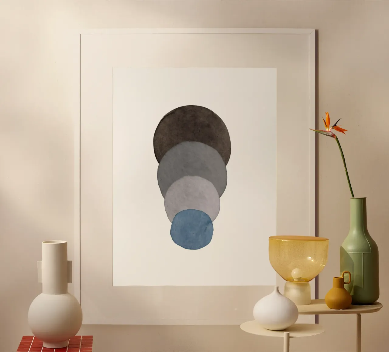 Blu Celeste 03 poster da WijdevenPrints