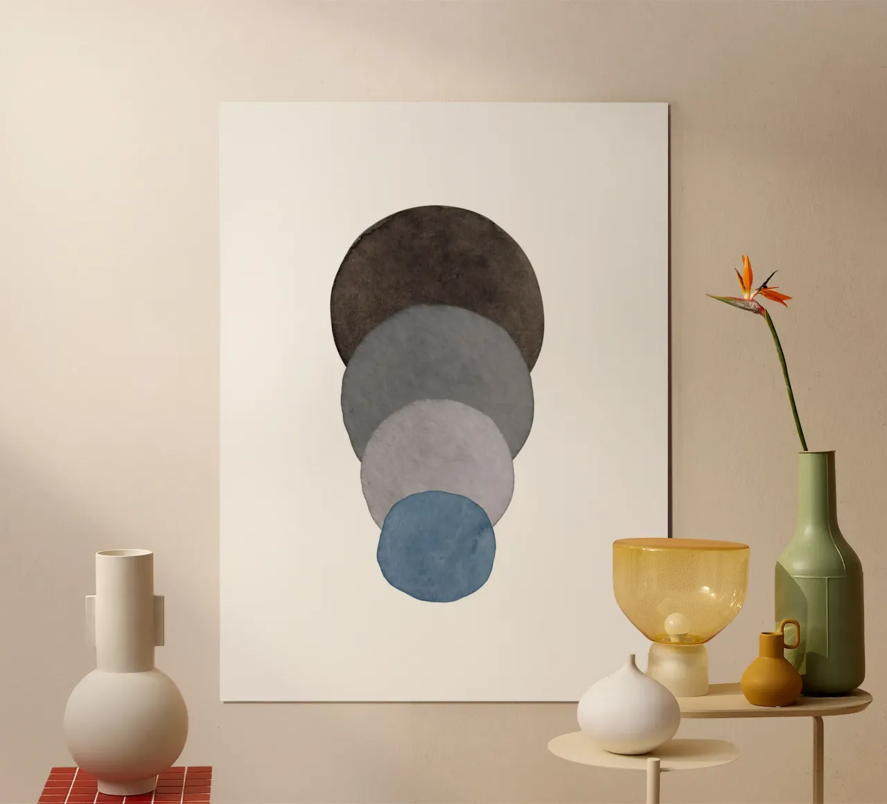 Blu Celeste 03 poster da WijdevenPrints