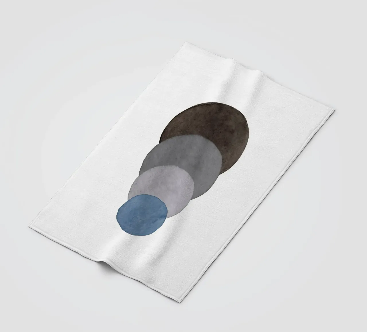 Himmelblau 03 Fleecedecke von WijdevenPrints
