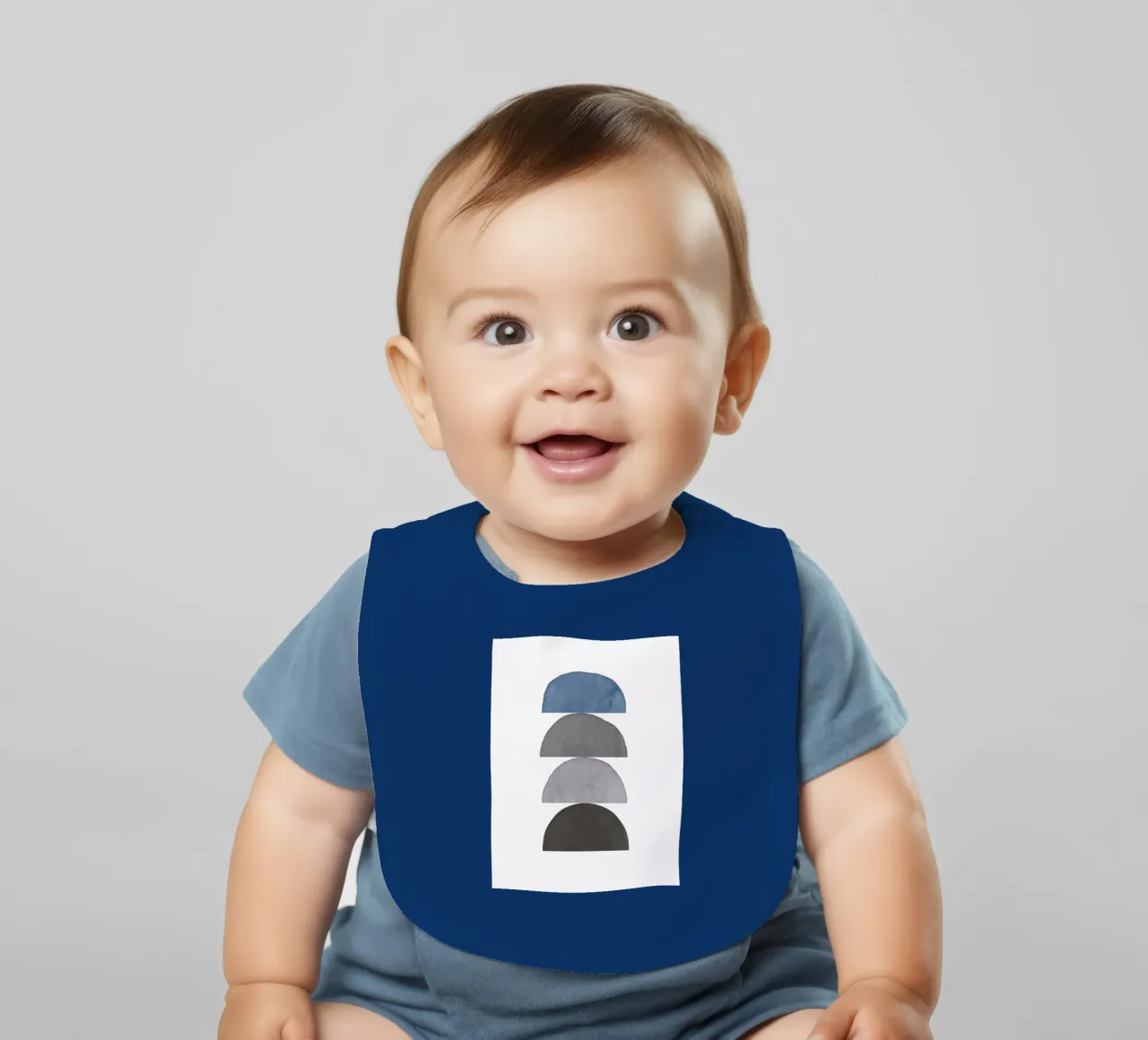 Blu Celeste 04 bavaglino da WijdevenPrints