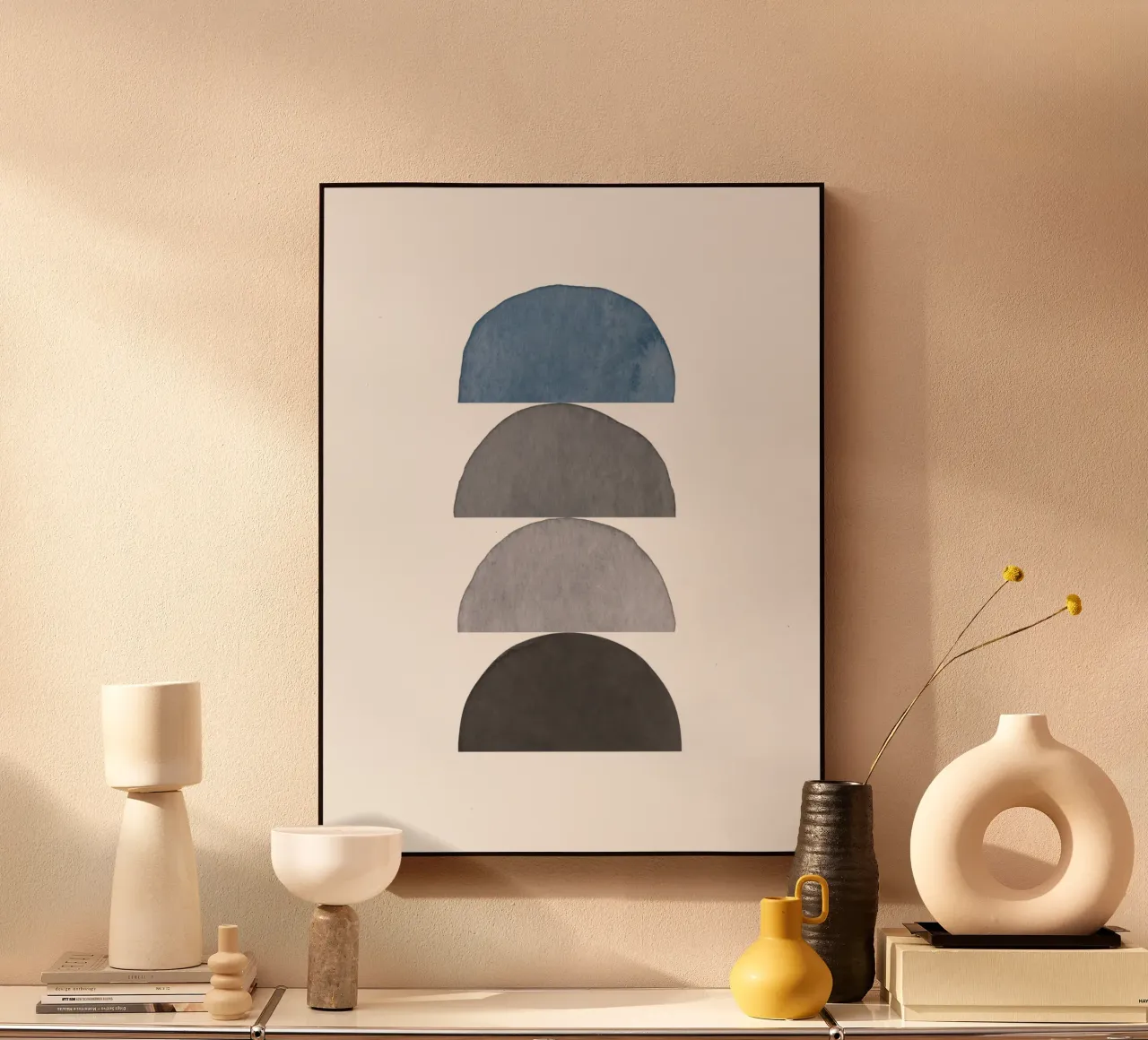 Blu Celeste 04 plexiglass da WijdevenPrints