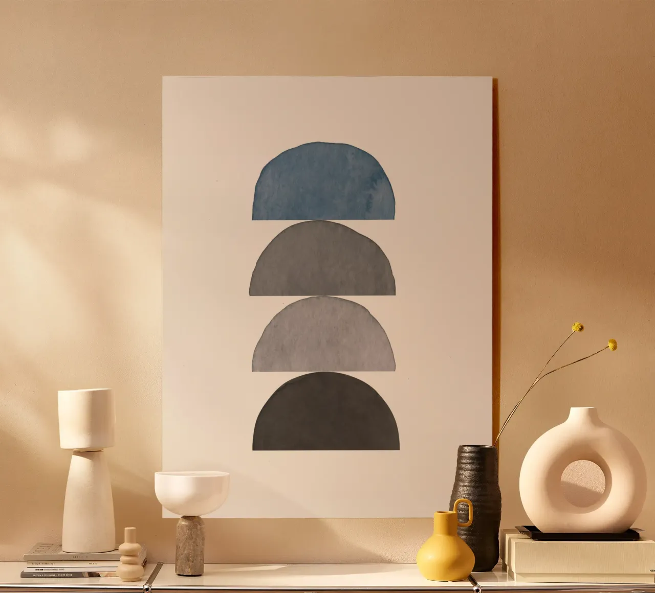 Blu Celeste 04 plexiglass da WijdevenPrints