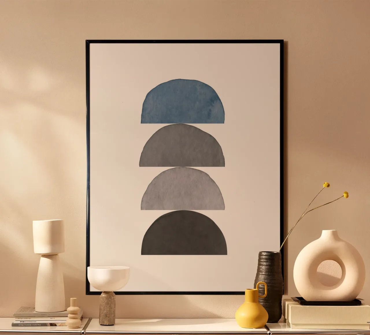 Blu Celeste 04 poster da WijdevenPrints