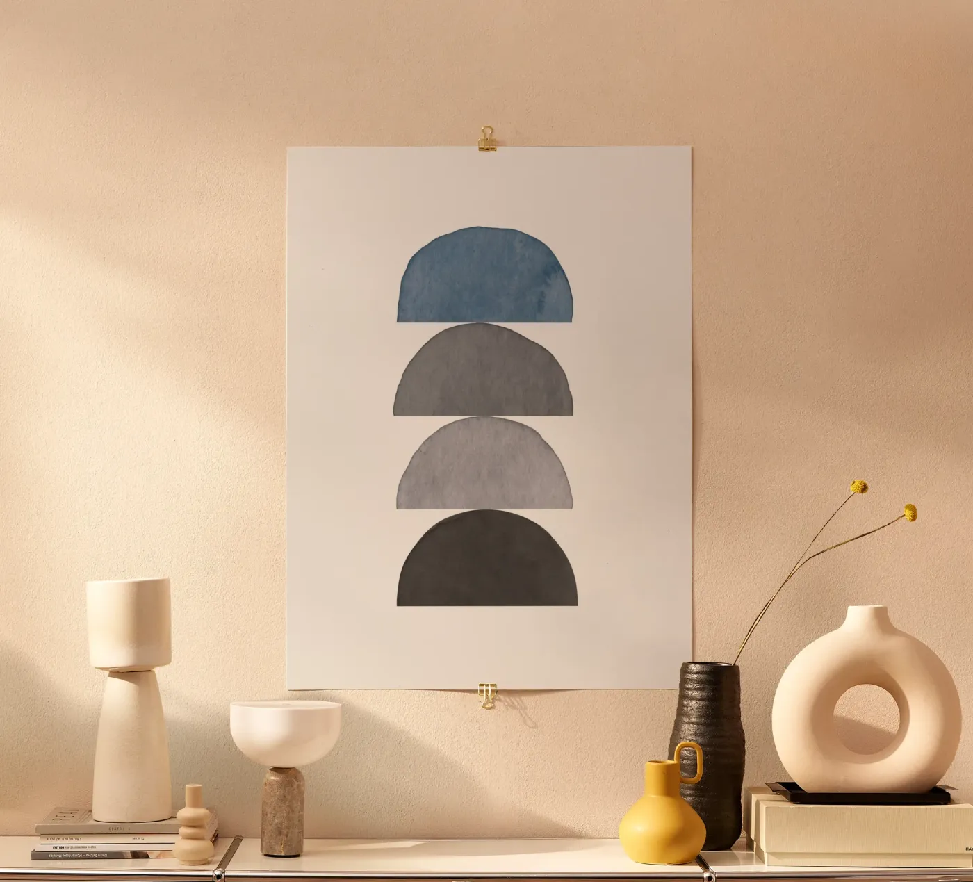 Celestial Blue 04 poster by WijdevenPrints