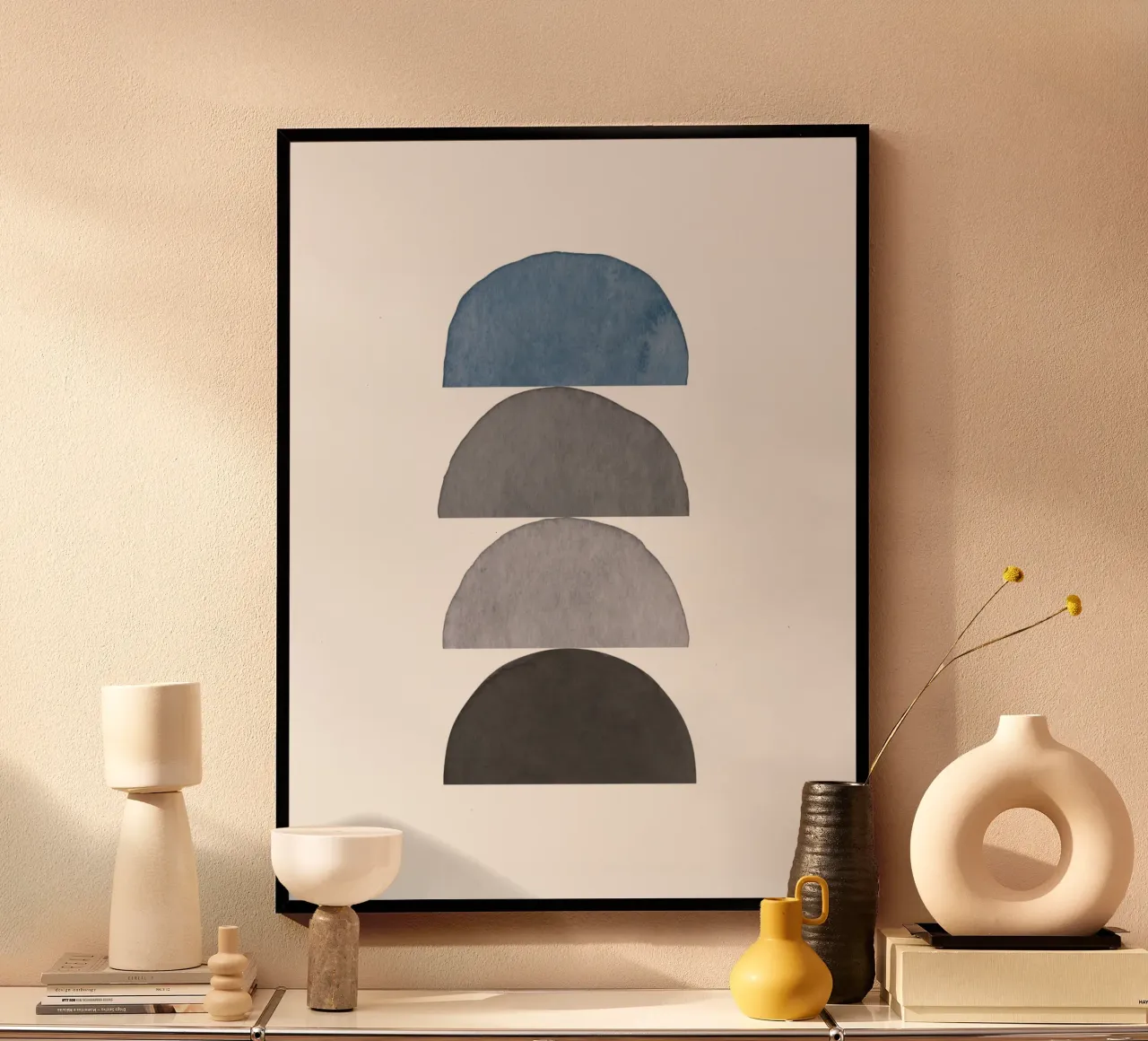 Blu Celeste 04 poster da WijdevenPrints