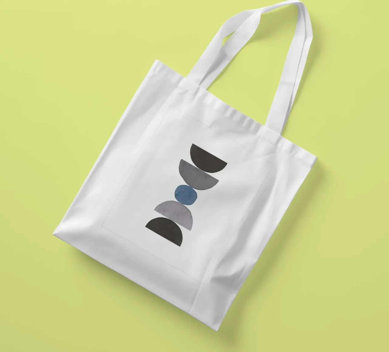 Blu Celeste 05 borsa in juta da WijdevenPrints