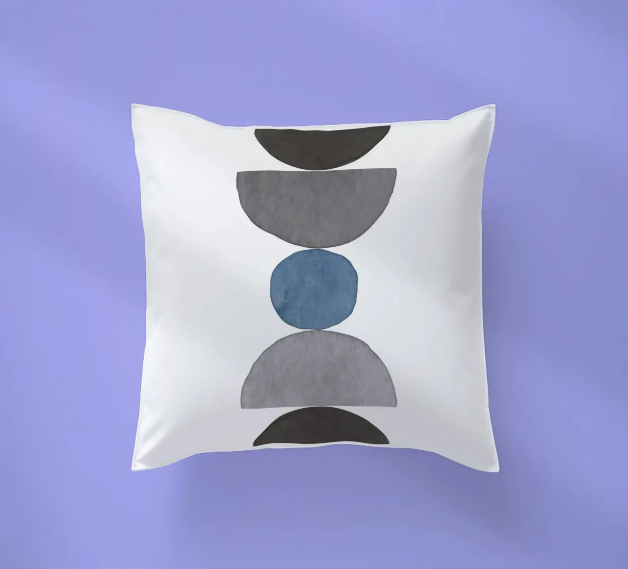 Blu Celeste 05 cuscino da WijdevenPrints