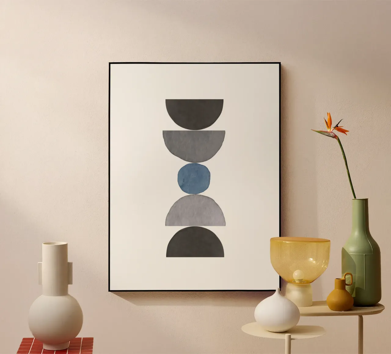 Blu Celeste 05 plexiglass da WijdevenPrints