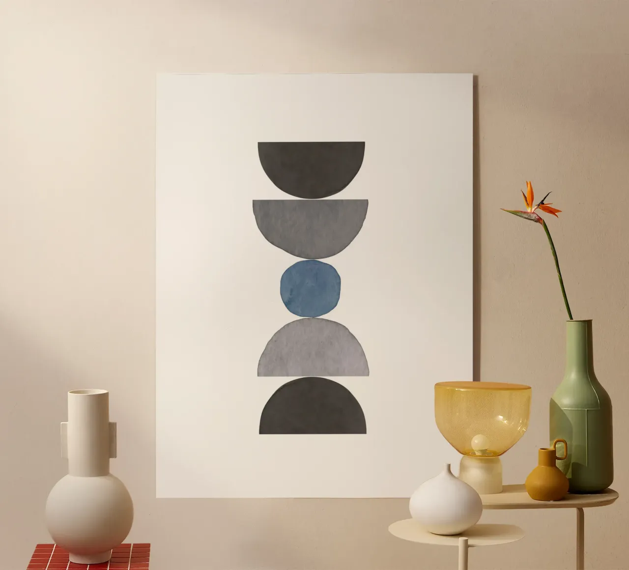 Blu Celeste 05 plexiglass da WijdevenPrints