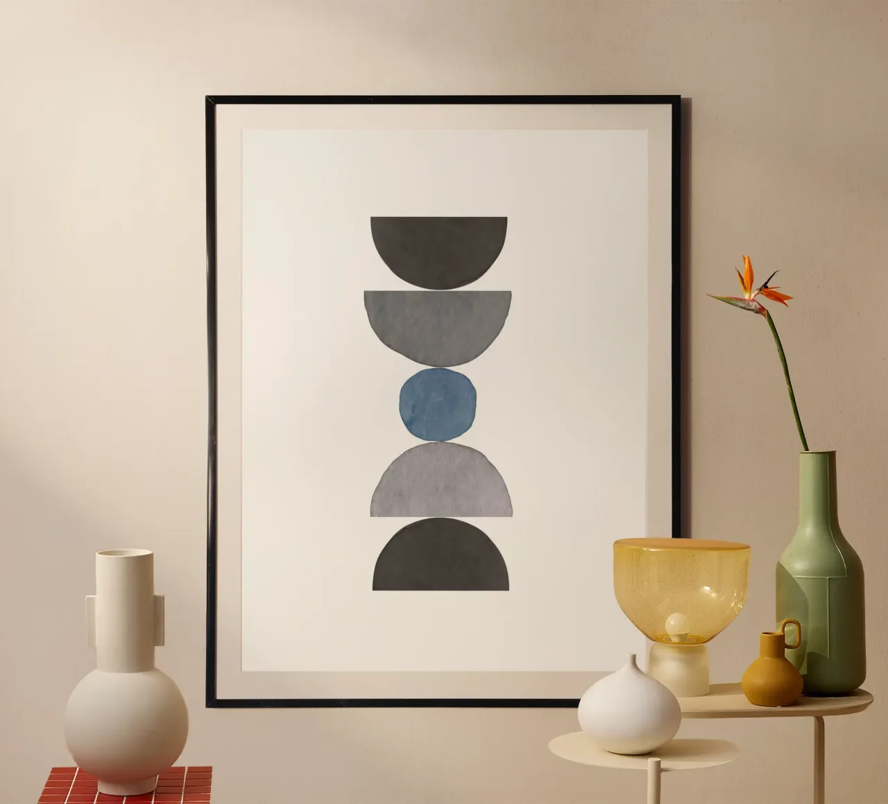 Blu Celeste 05 poster da WijdevenPrints