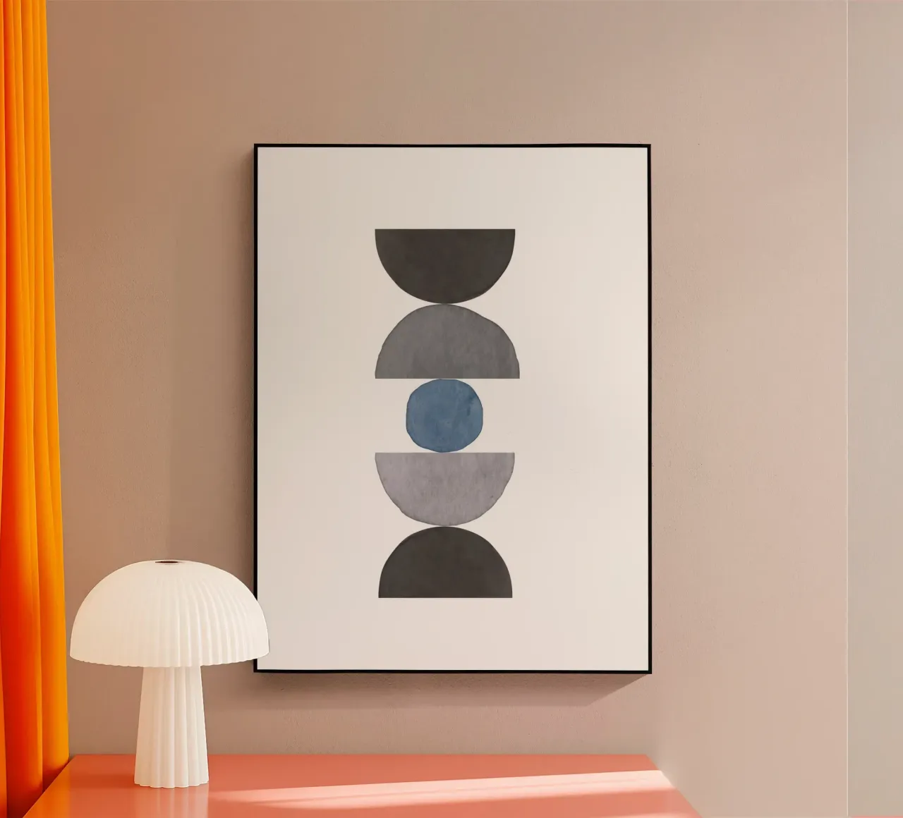 Blu Celeste 06 plexiglass da WijdevenPrints